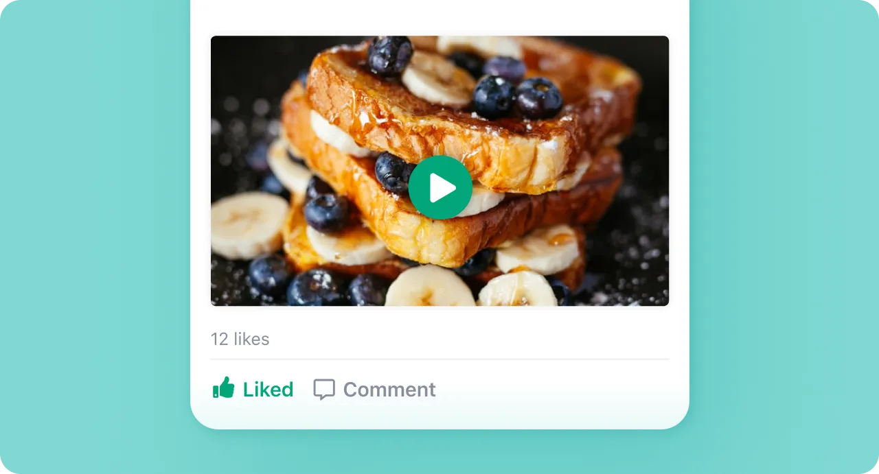 Video post feature in Amity Social Cloud