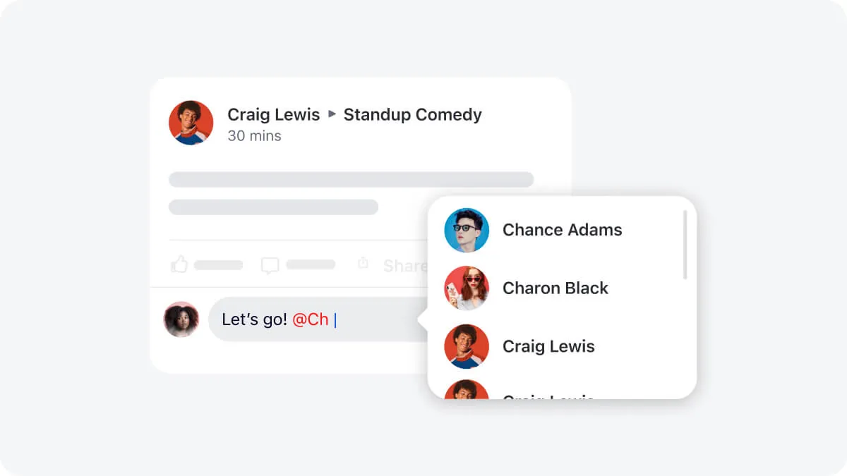 @Mentions: a new social feature in Amity Social Cloud