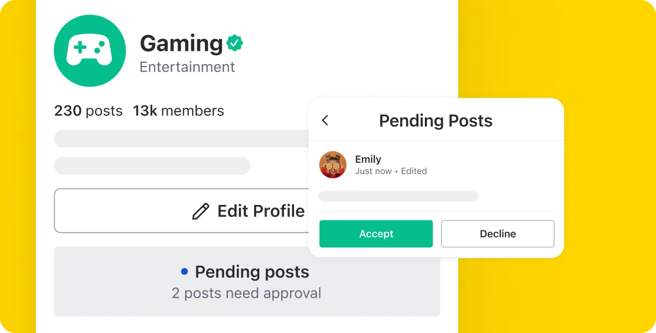 App community with Post review