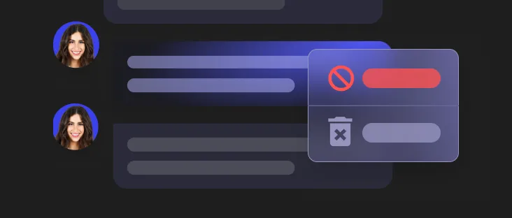 Flagged chat message