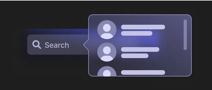 Search field