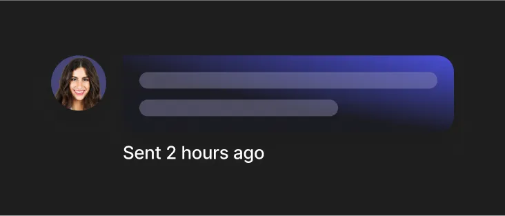 Date of sent message