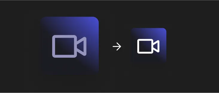 Video being resized