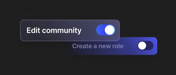 Option for moderators to create a user role