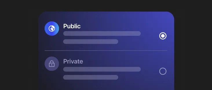 Option to set the group publicly