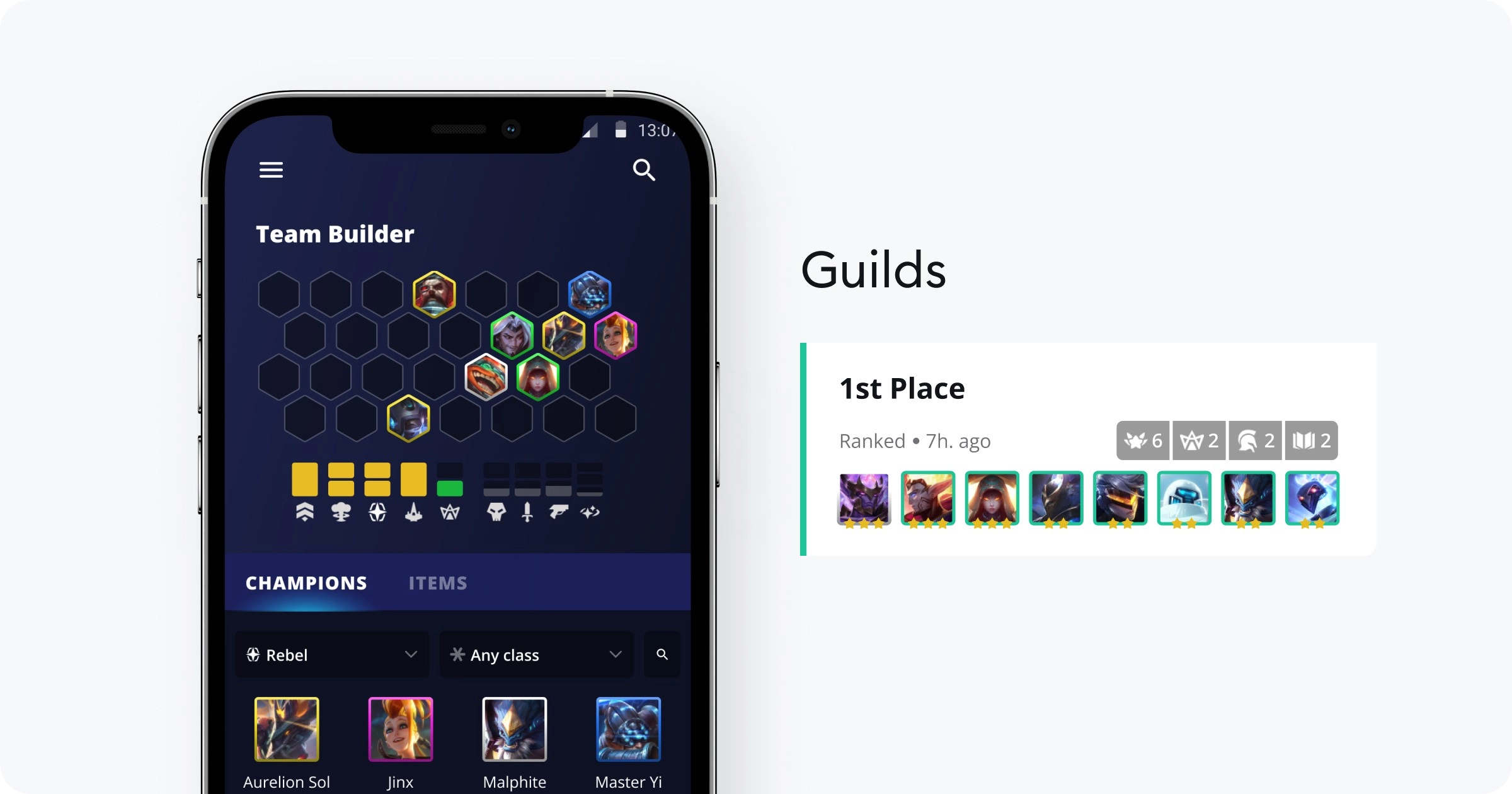 An example of an in-game guild