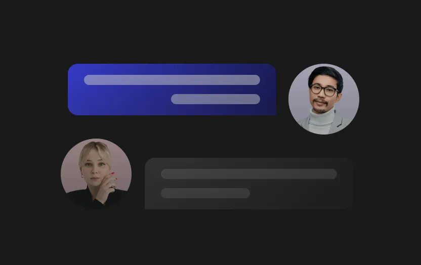 Private two-way messaging within your app.