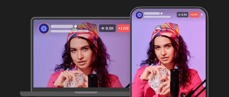 Streaming a video on both dekstop and mobile