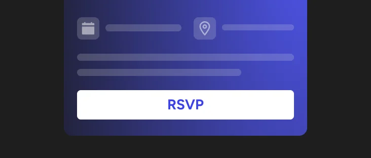 RSVP button
