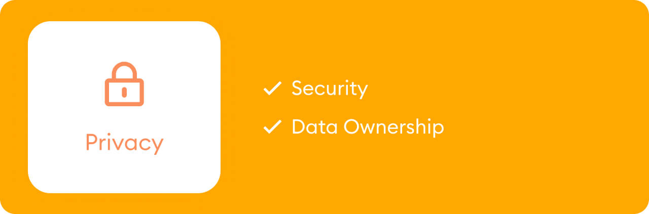 Privacy: security and data ownership