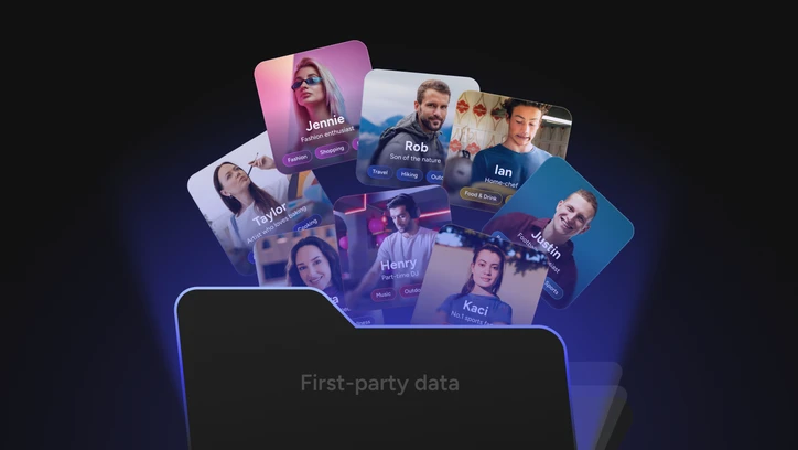Abstract visualisation of first party data