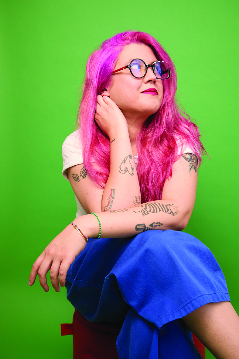 Retrato de Paty Siller. Fotografía: Karina Zertuche