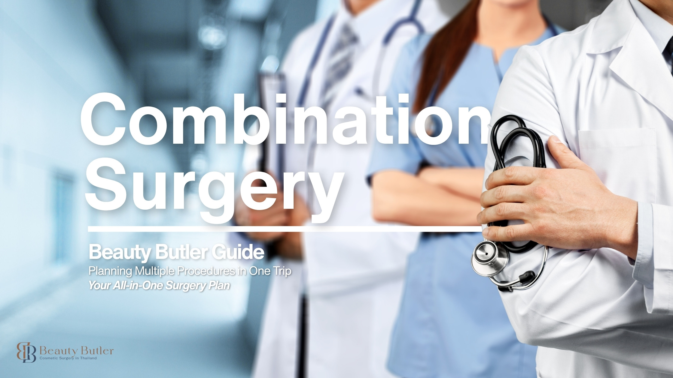 Beauty Butler consultation planning multiple cosmetic procedures in Thailand with safety guidelines and recovery schedule.