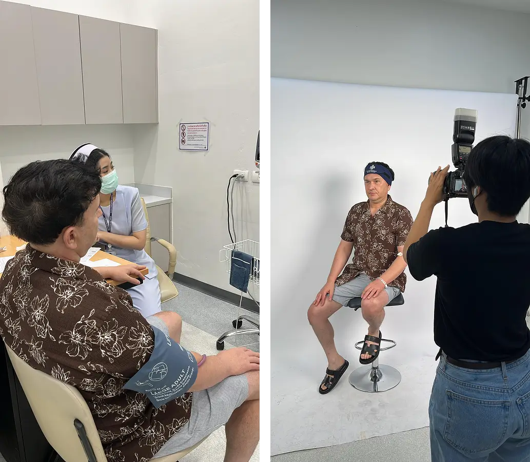 Dmitriy’s Consultation and Pre Operative Photos at Kasemrad Hospital