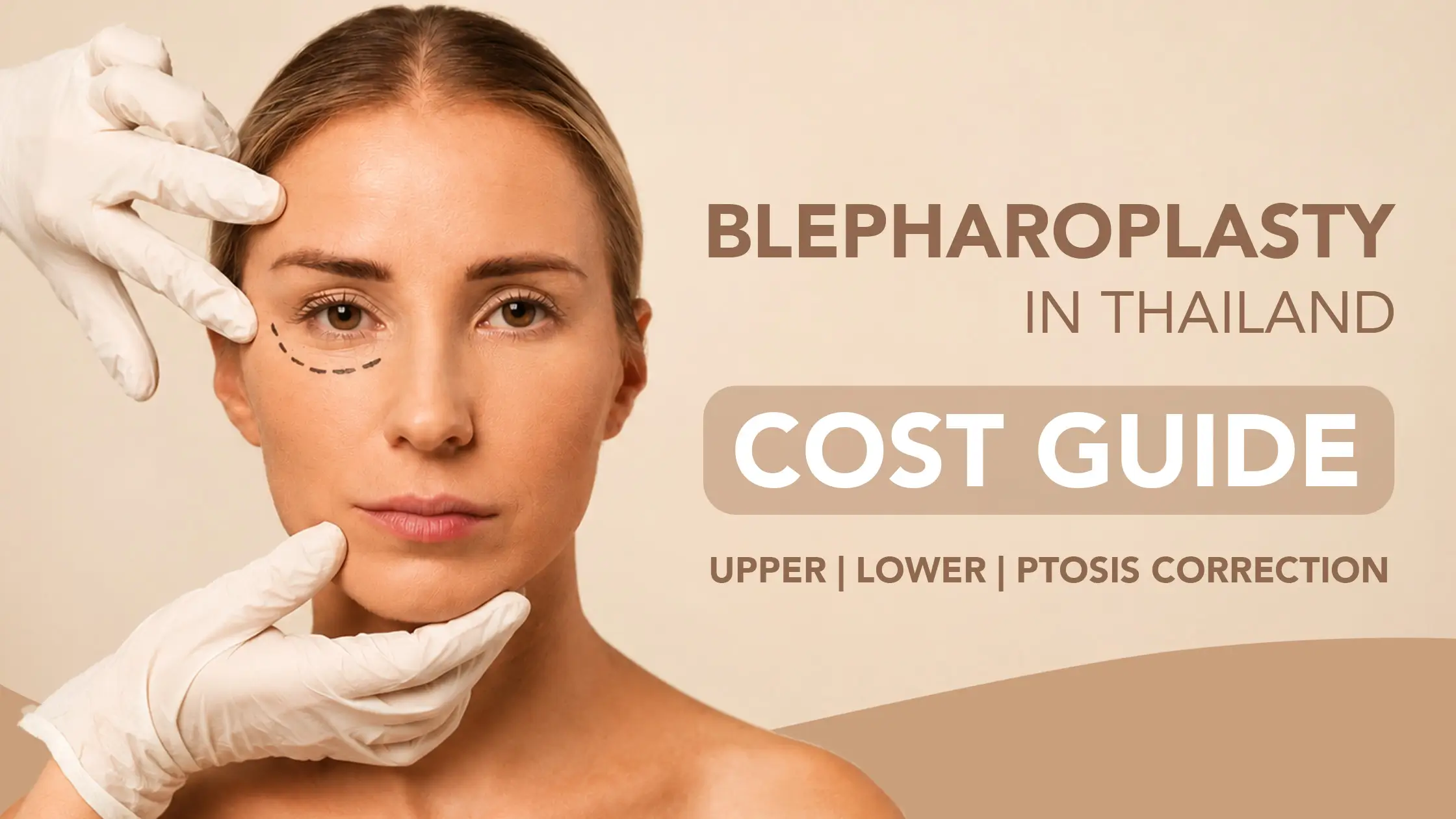 Eyelid surgery patient recovering with Beauty Butler care in Bangkok
