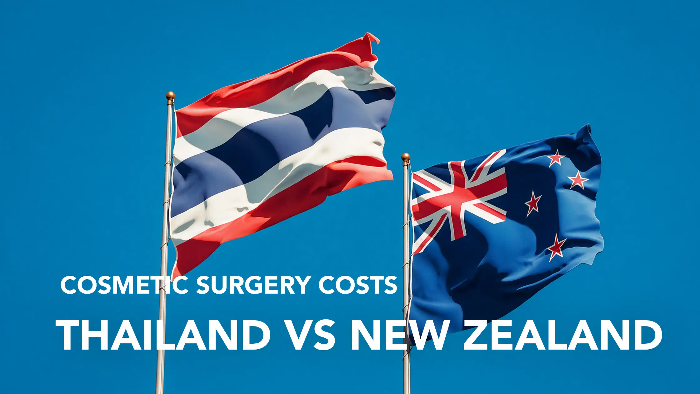 Flag of Thailand and New Zealand