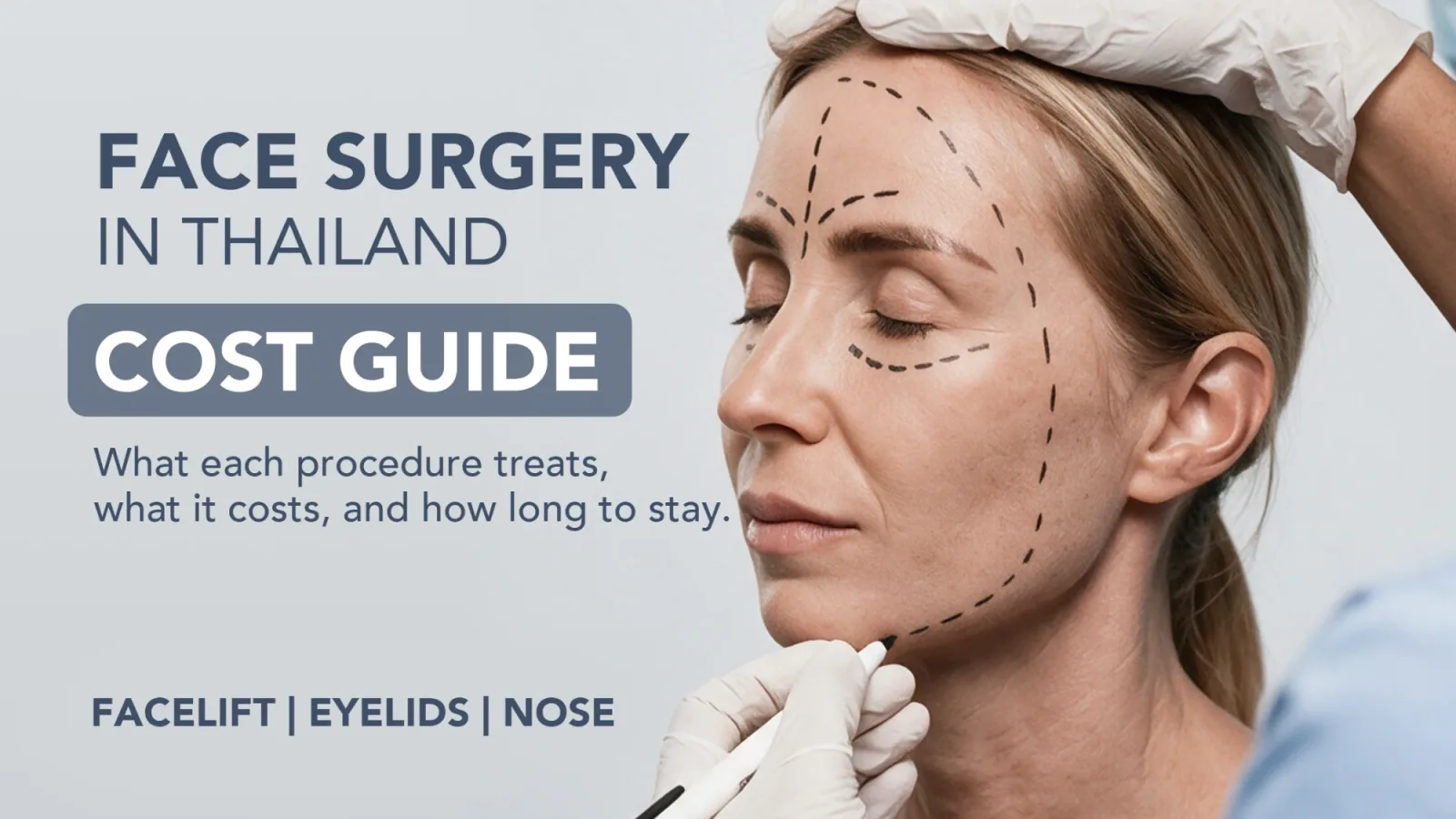 Face surgery patient recovering with Beauty Butler care in Bangkok