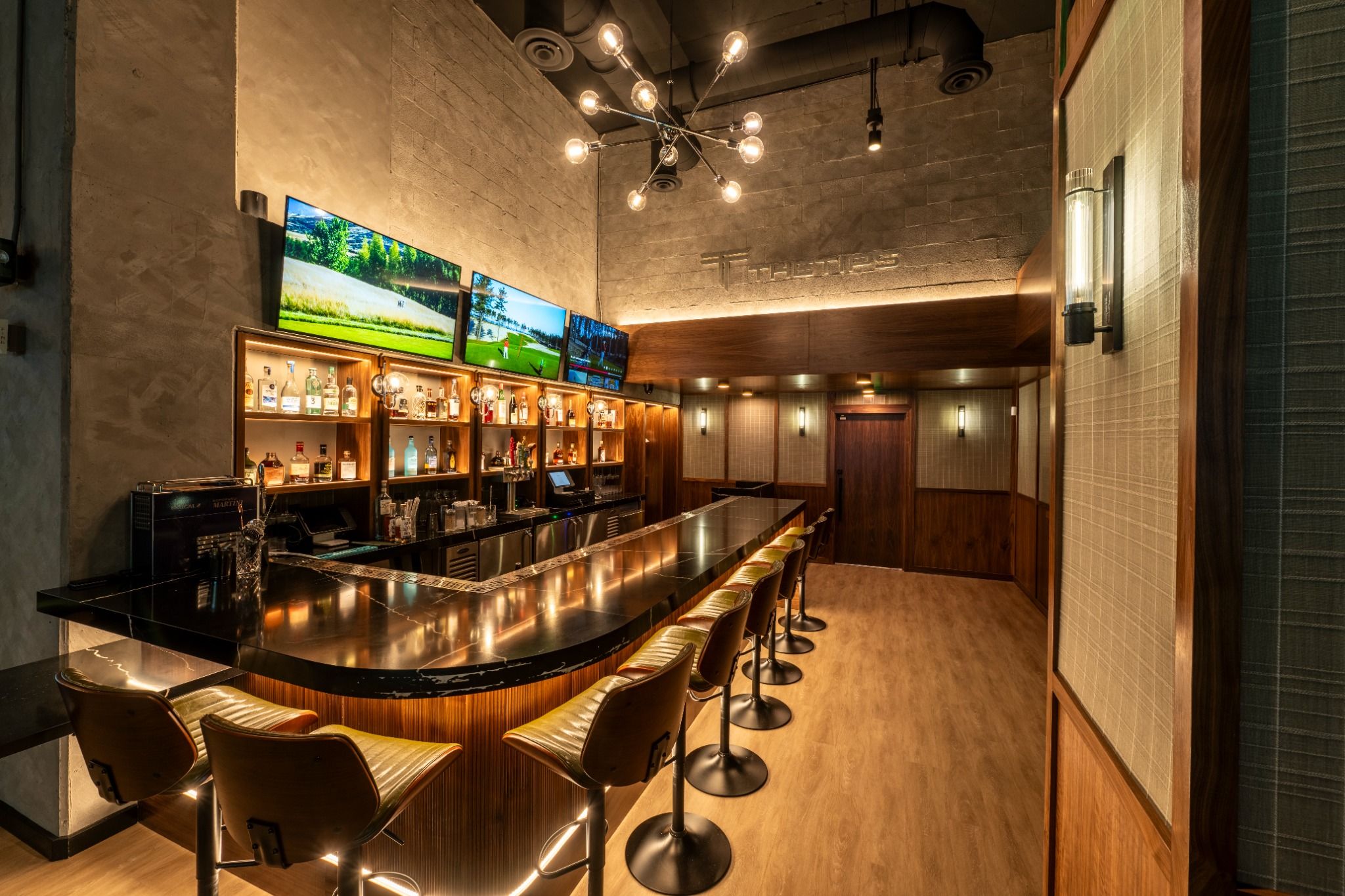 Front entrance and bar