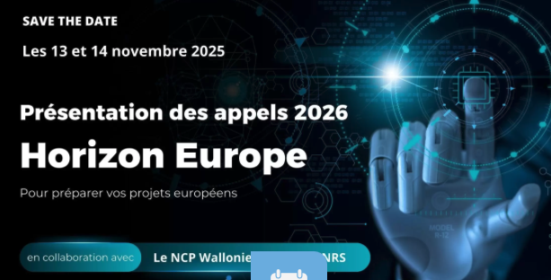 Présentation des appels 2026 Horizon Europe
