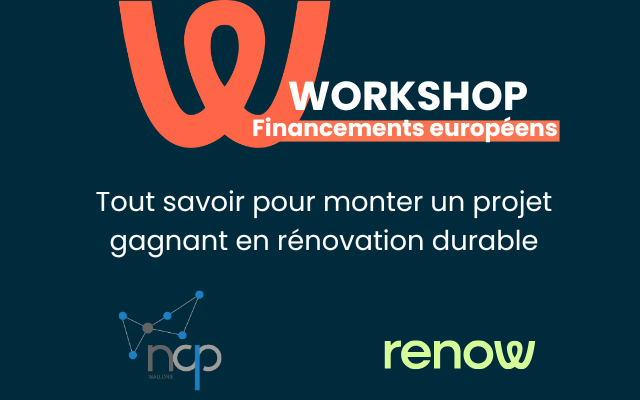 Workshop sur les financements européens : Tout savoir pour monter un projet gagnant en rénovation durable