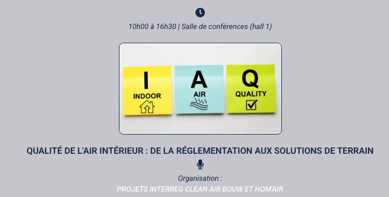 Qualité de l'air intérieur : de la réglementation aux solutions de terrain