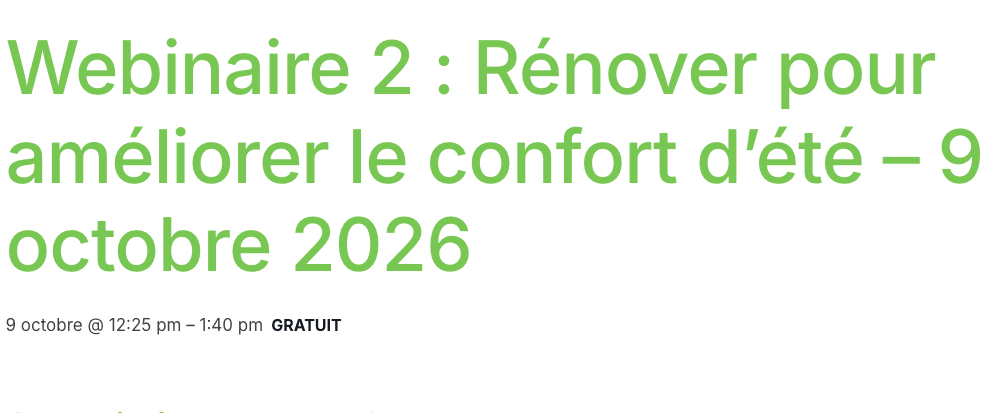 Rénover lowtech pour améliorer le confort d’été