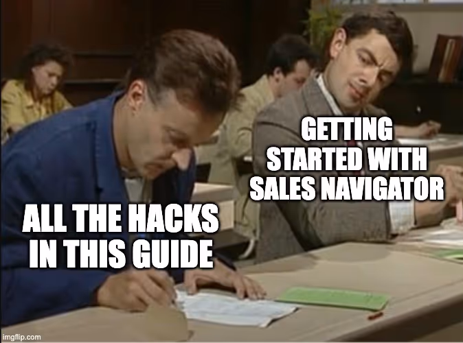 Sales Navigator beginner learning prospecting hacks from expert strategies in this guide