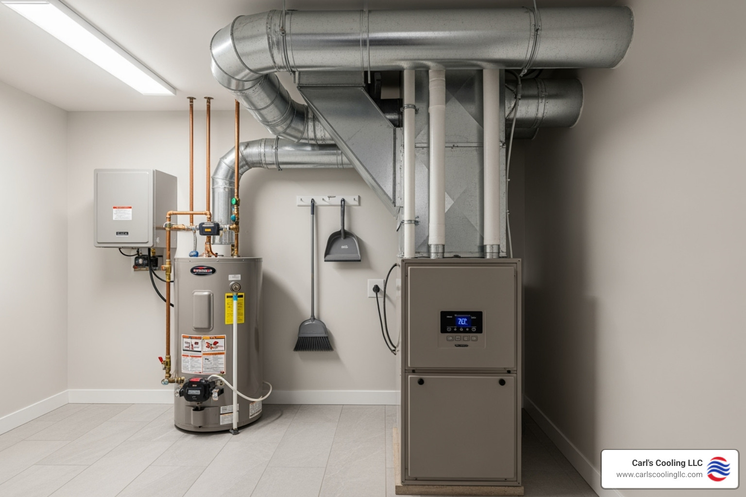 of a clean, well-maintained furnace unit - heating repair conroe tx of a clean, well-maintained furnace unit - heating repair conroe tx