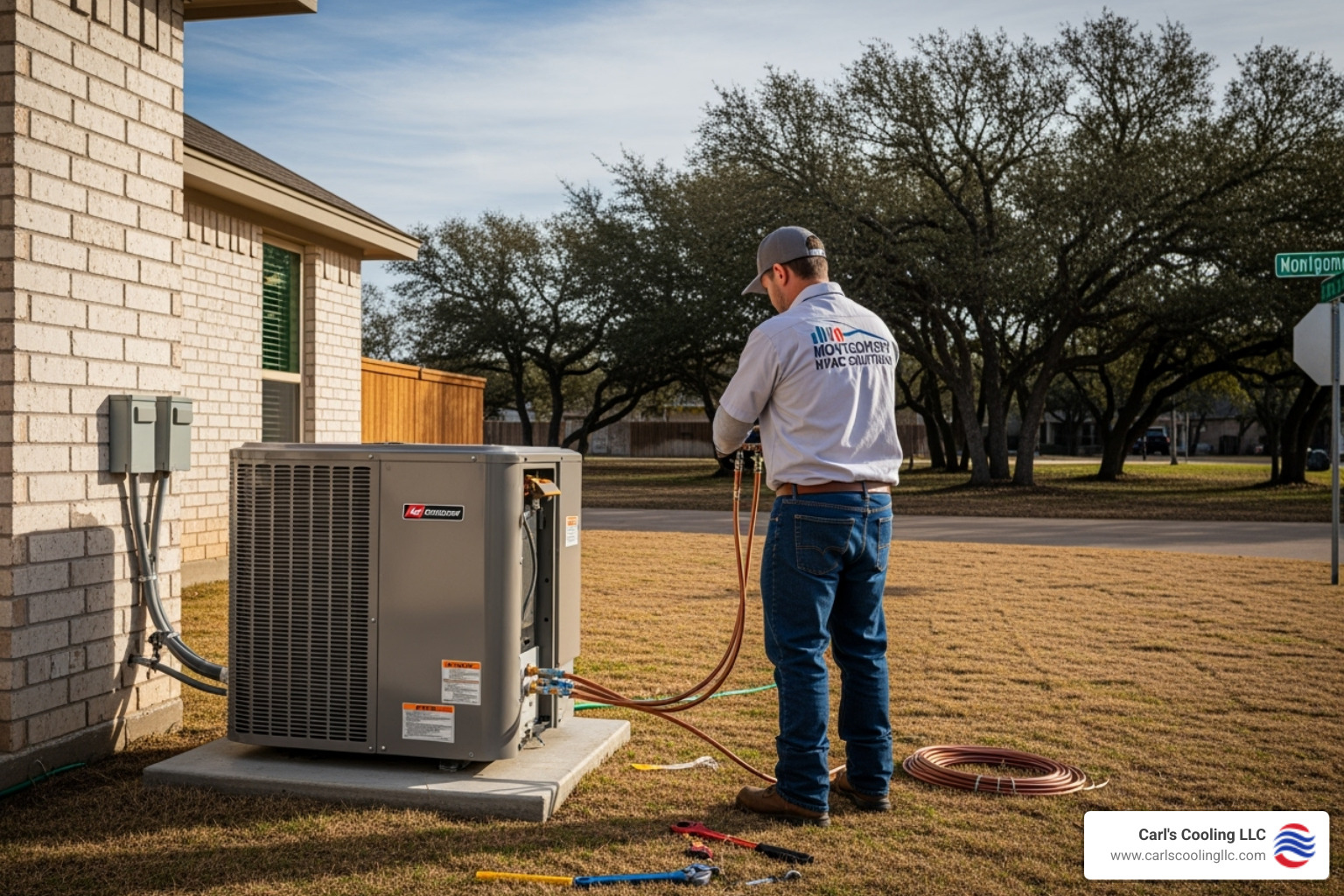 piggy bank next to an energy bill showing savings - heat pump installation montgomery tx piggy bank next to an energy bill showing savings - heat pump installation montgomery tx