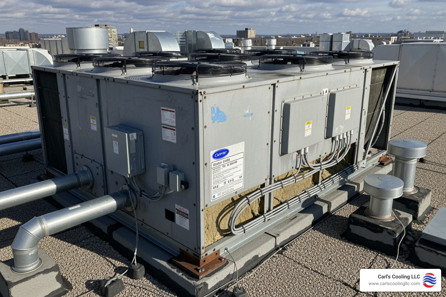 commercial rooftop HVAC unit - commercial heating services in carriage hills, tx