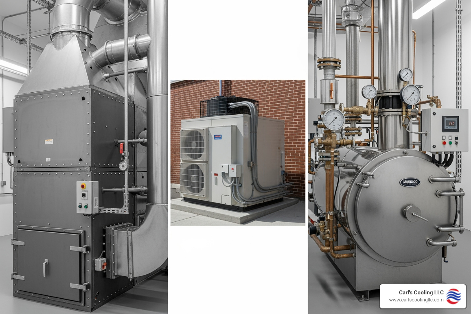 different commercial heating systems (furnace, heat pump, boiler) - commercial heating services in forest woods, tx