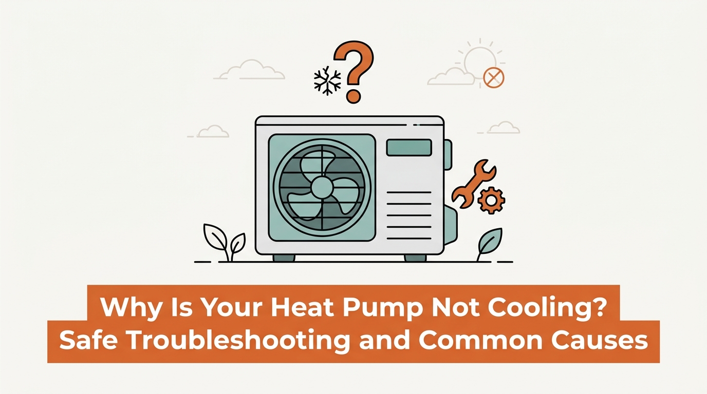 Why Is Your Heat Pump Not Cooling? Safe Troubleshooting and Common Causes — featured image