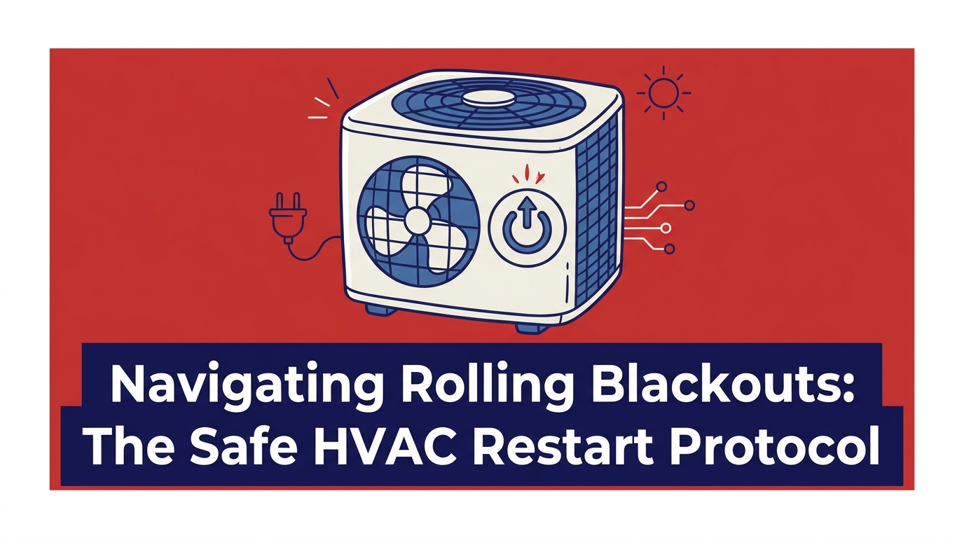 Navigating Rolling Blackouts: The Safe HVAC Restart Protocol — featured image