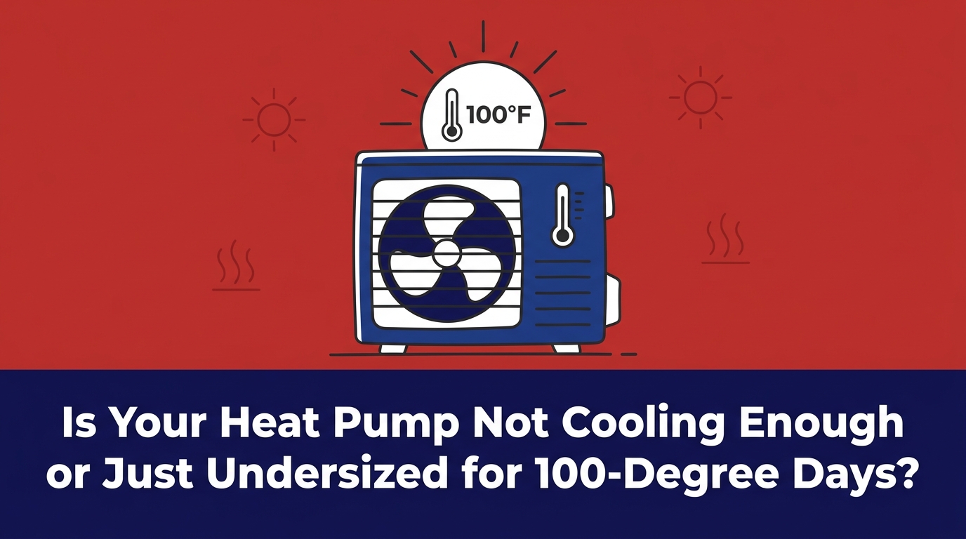 Is Your Heat Pump Not Cooling Enough or Just Undersized for 100-Degree Days? — featured image