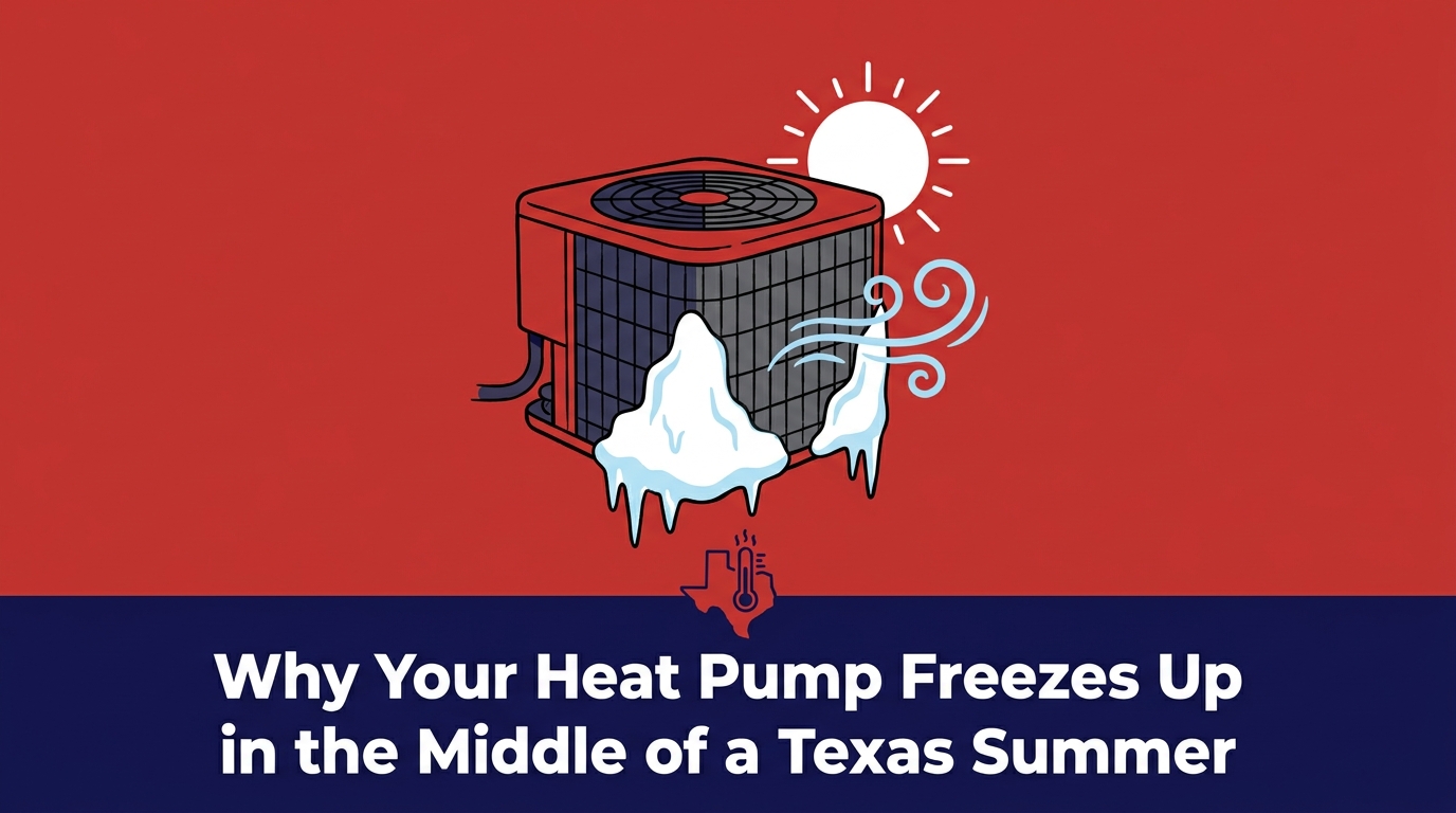 Why Your Heat Pump Freezes Up in the Middle of a Texas Summer — featured image