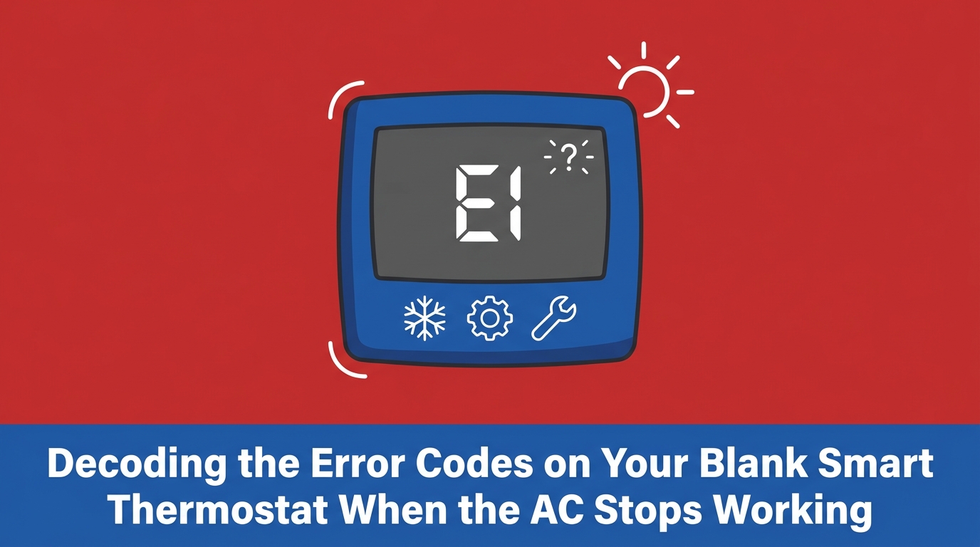 Decoding the Error Codes on Your Blank Smart Thermostat When the AC Stops Working — featured image