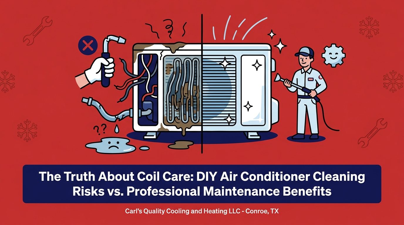 The Truth About Coil Care: DIY Air Conditioner Cleaning Risks vs. Professional Maintenance Benefits — featured image