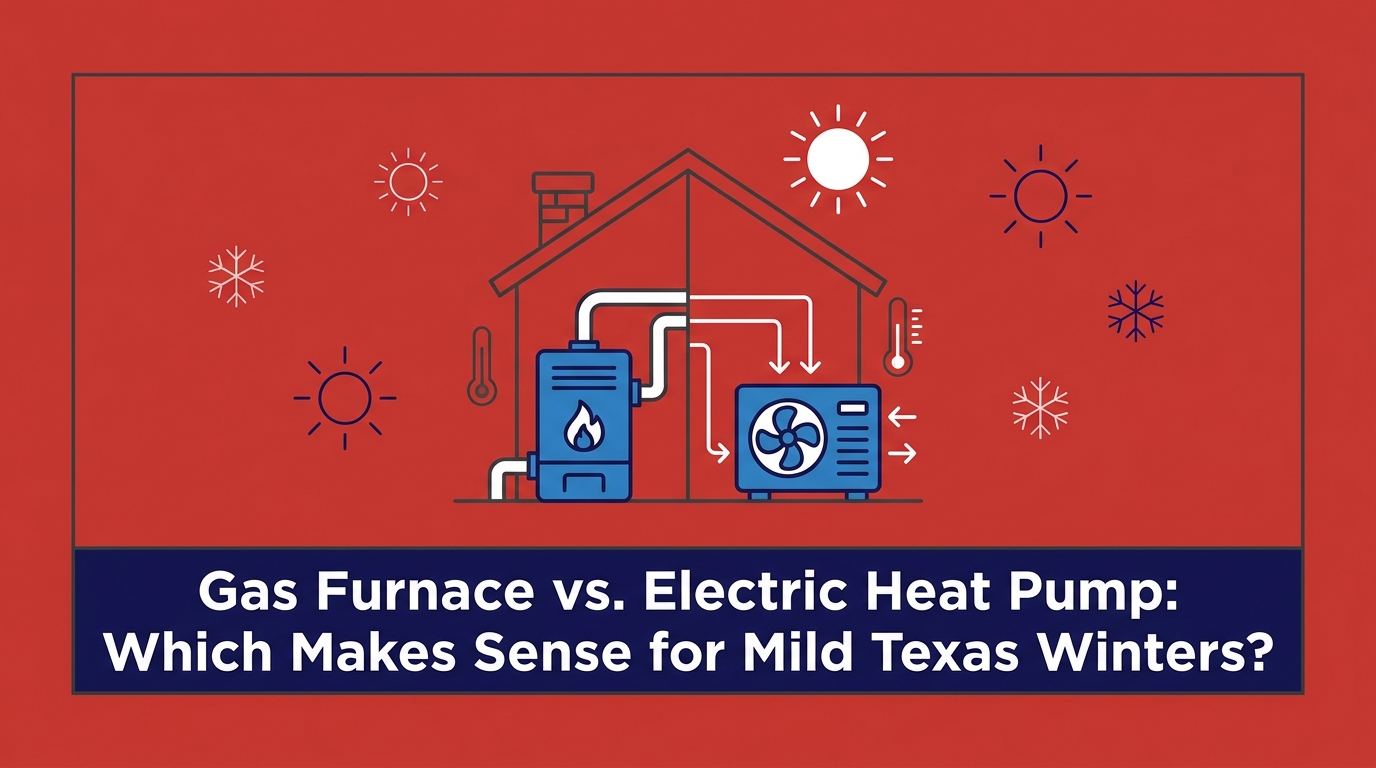 Gas Furnace vs. Electric Heat Pump: Which Makes Sense for Mild Texas Winters? — featured image