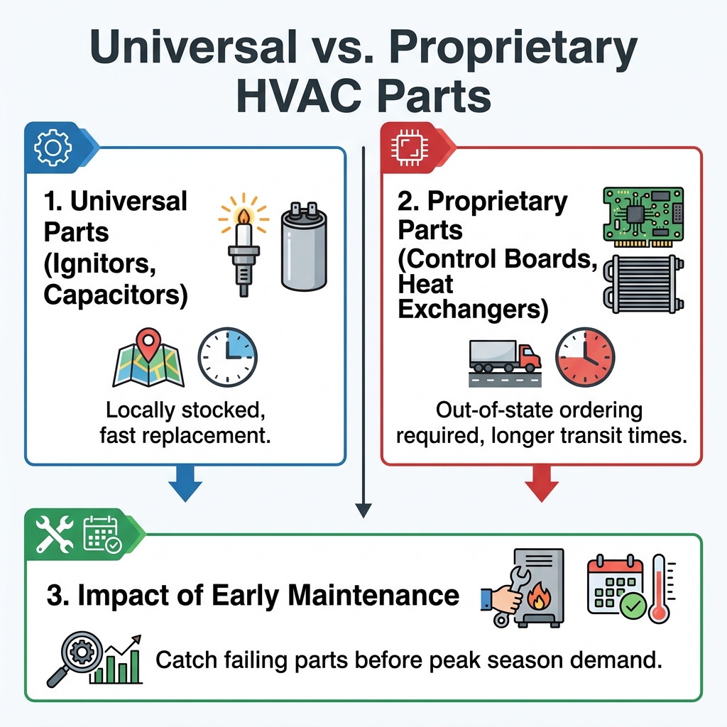 Universal vs. Proprietary HVAC Parts
