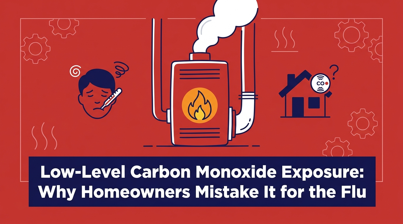 Low-Level Carbon Monoxide Exposure: Why Homeowners Mistake It for the Flu — featured image