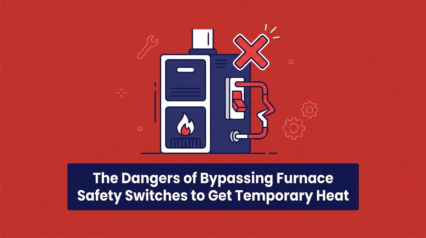 The Dangers of Bypassing Furnace Safety Switches to Get Temporary Heat — featured image