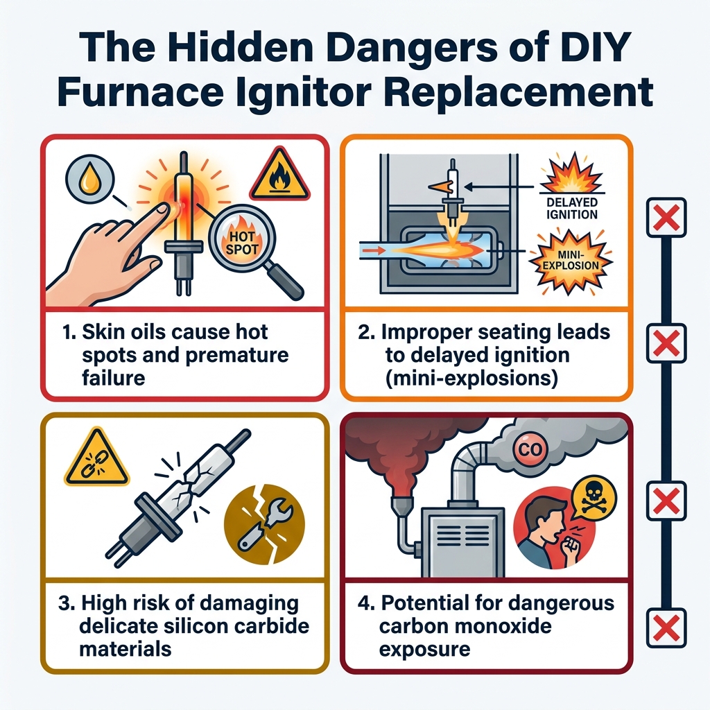 The Hidden Dangers of DIY Furnace Ignitor Replacement
