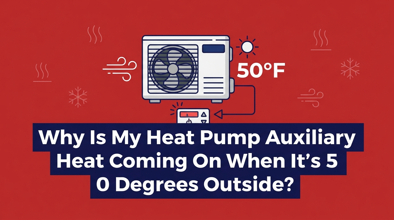Why Is My Heat Pump Auxiliary Heat Coming On When It's 50 Degrees Outside? — featured image