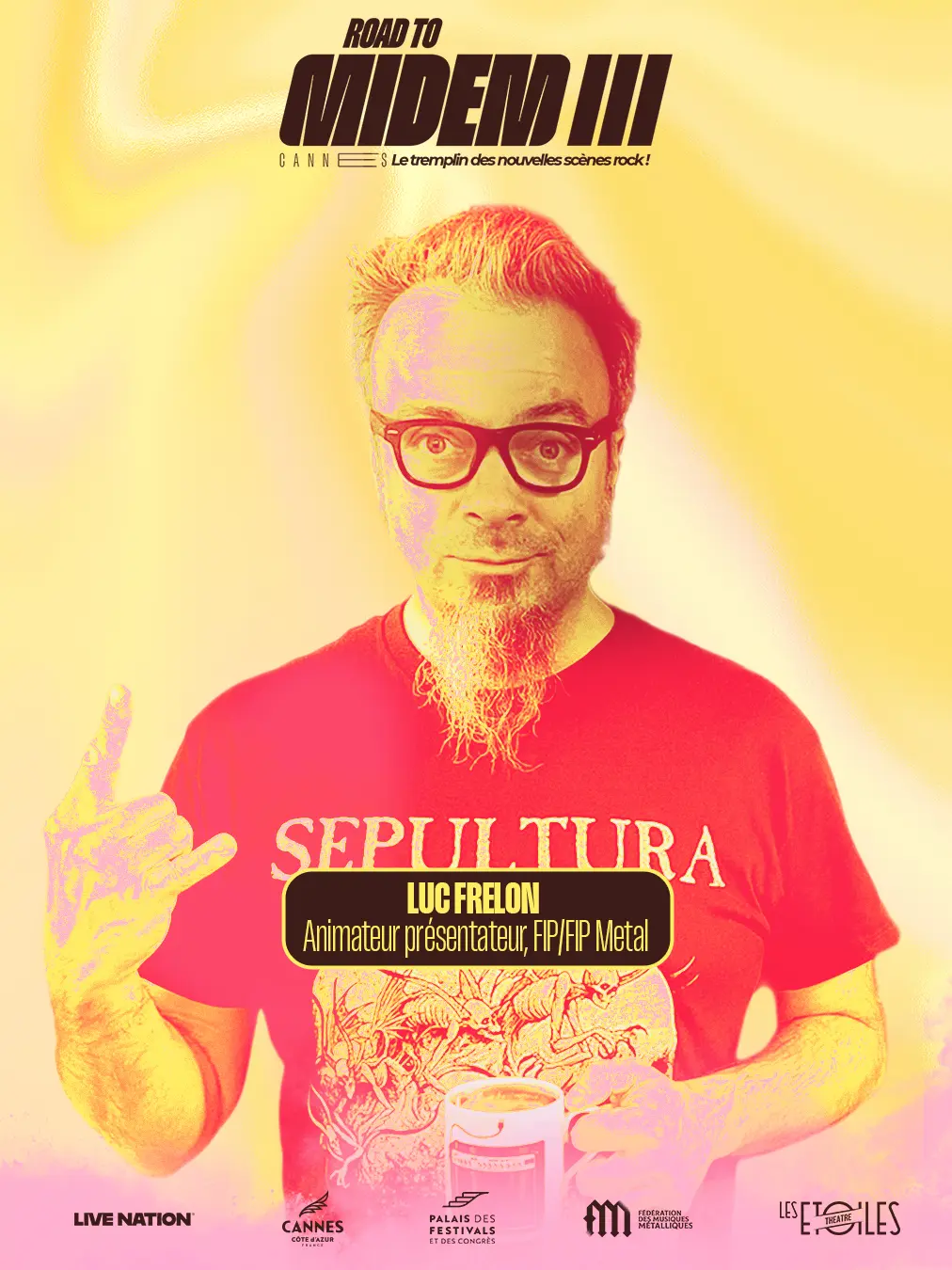 Luc Frelon, animateur présentateur de FIP et FIP Metal