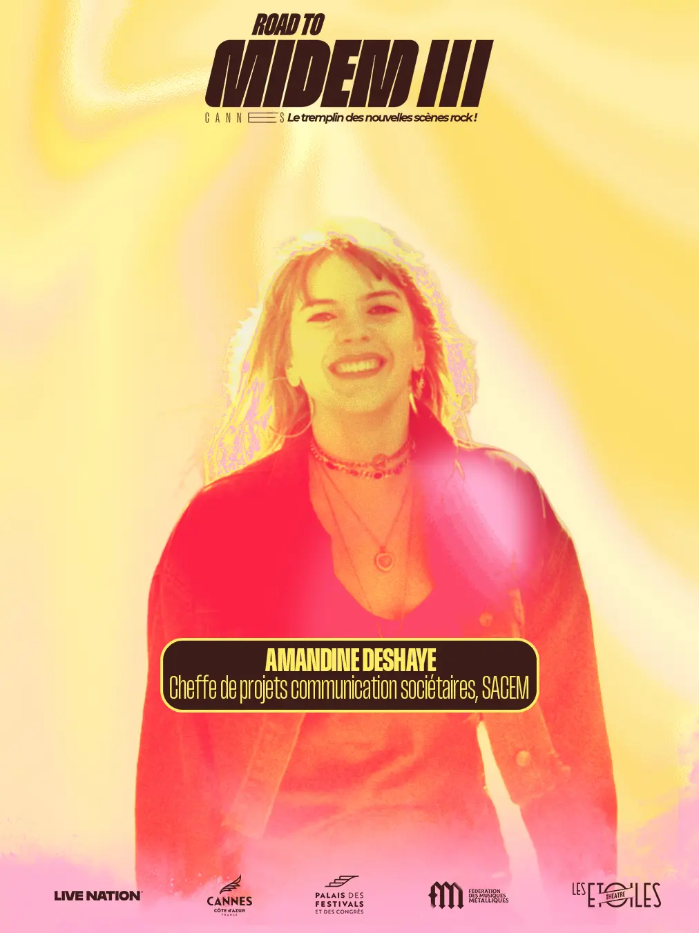 Amandine Deshaye, cheffe de projets communication sociétaires à la SACEM