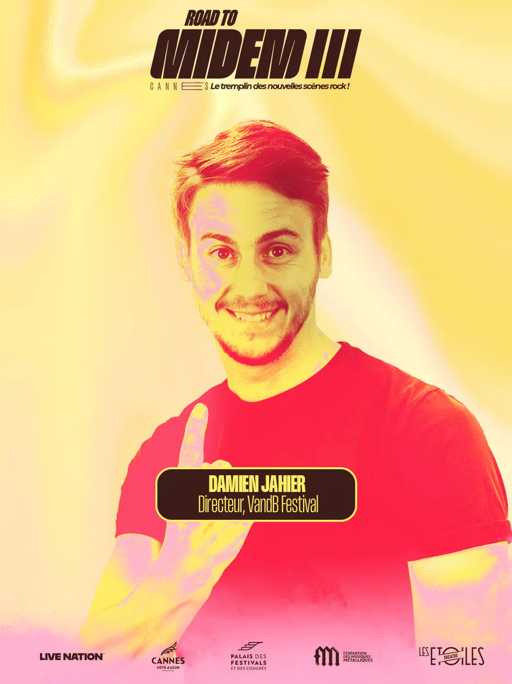 Damien Jahier, directeur du VandB Festival