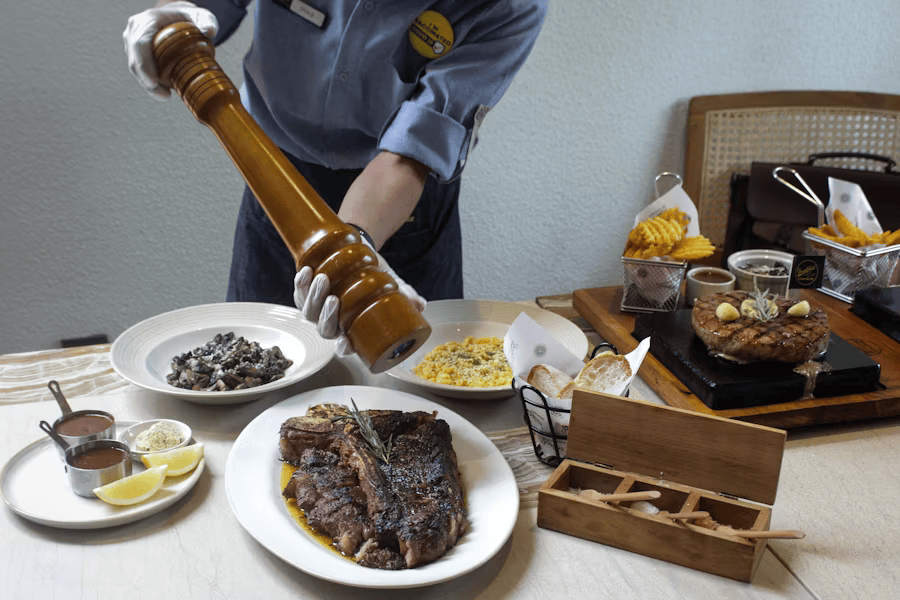 Essen in Montenegro.