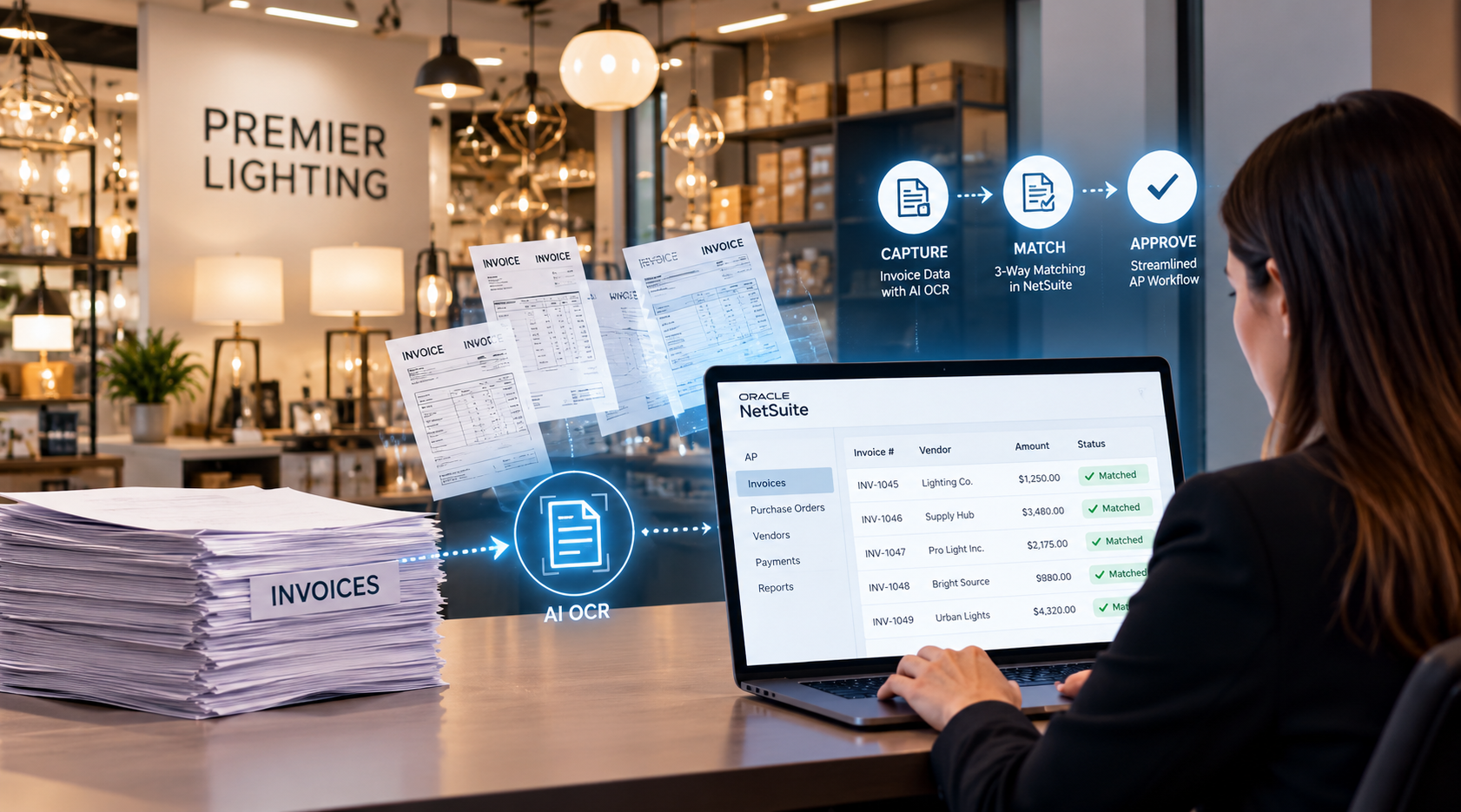 How Premier Lighting Automated AP in NetSuite with AI OCR