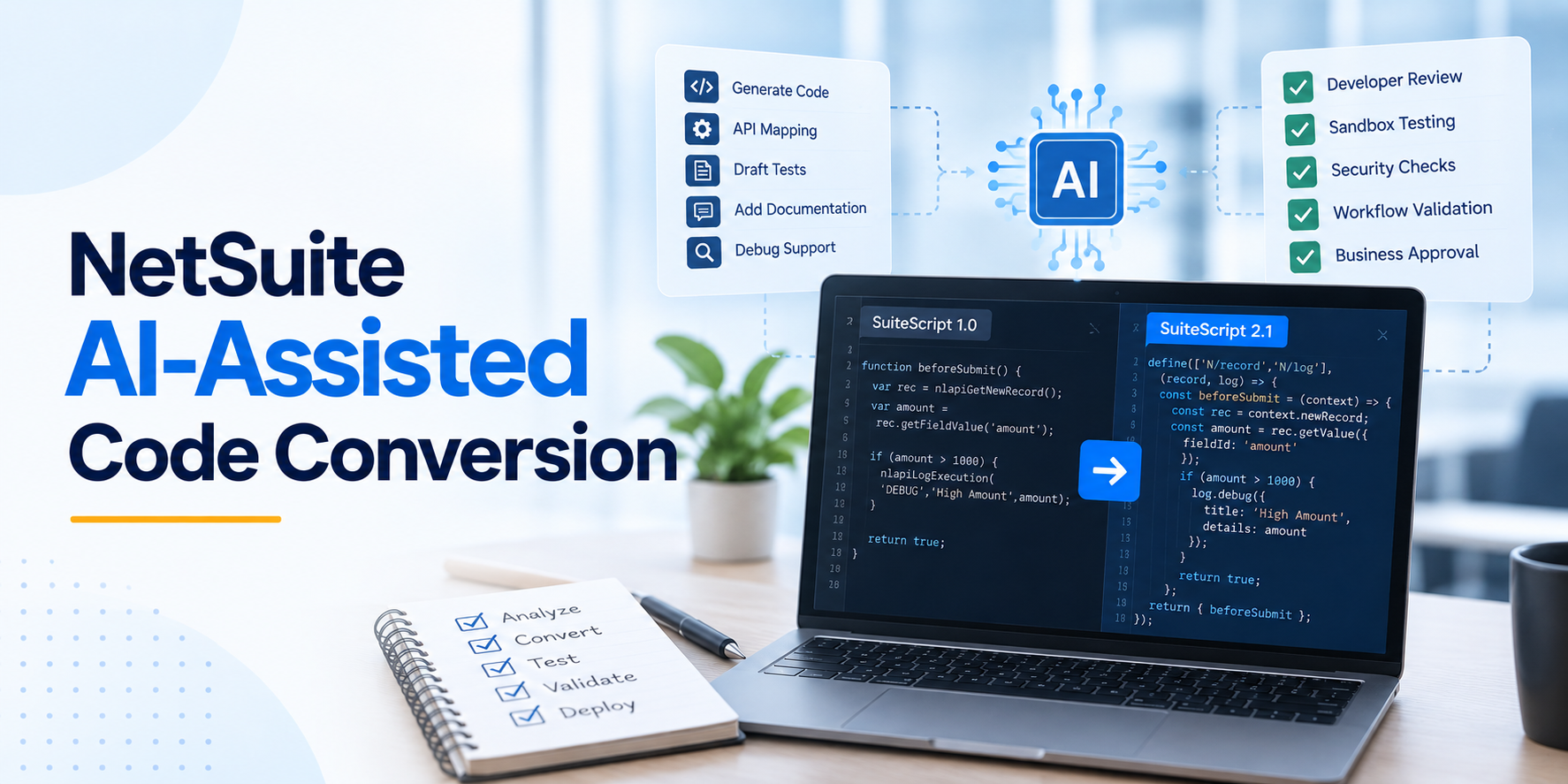 Can AI Really Convert Your SuiteScript Code? What NetSuite Admins Should Know