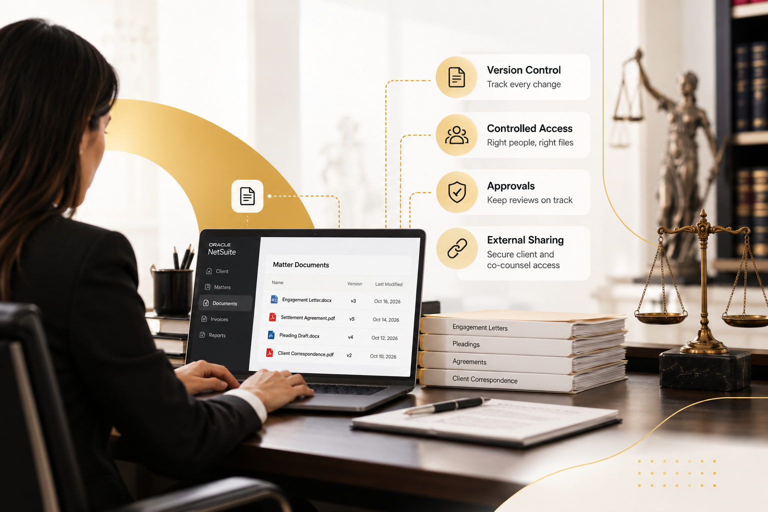 NetSuite Document Management for Law Firms: Compliance, Version Control, And Access